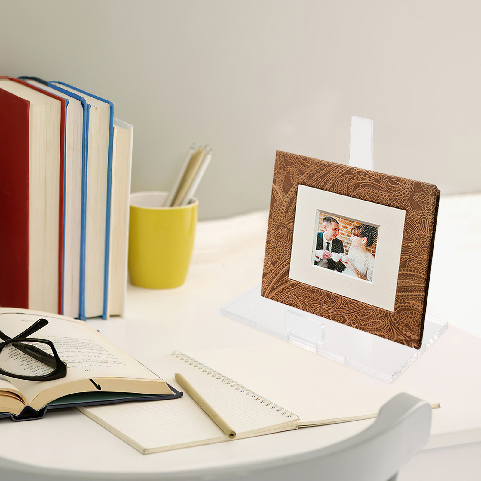Soporte versátil para placas d - Clear Acrylic Book Stand Holder reseña y precio
