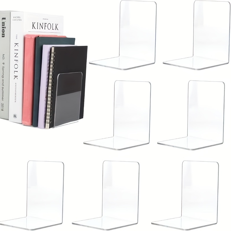 8 soportes para libros de acrí - Clear Acrylic Book Stand Holder reseña y precio